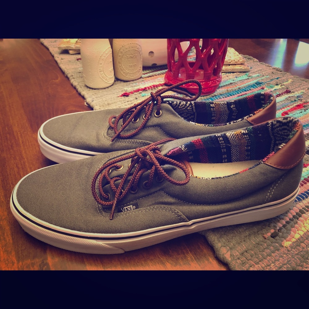 Men’s gray Vans